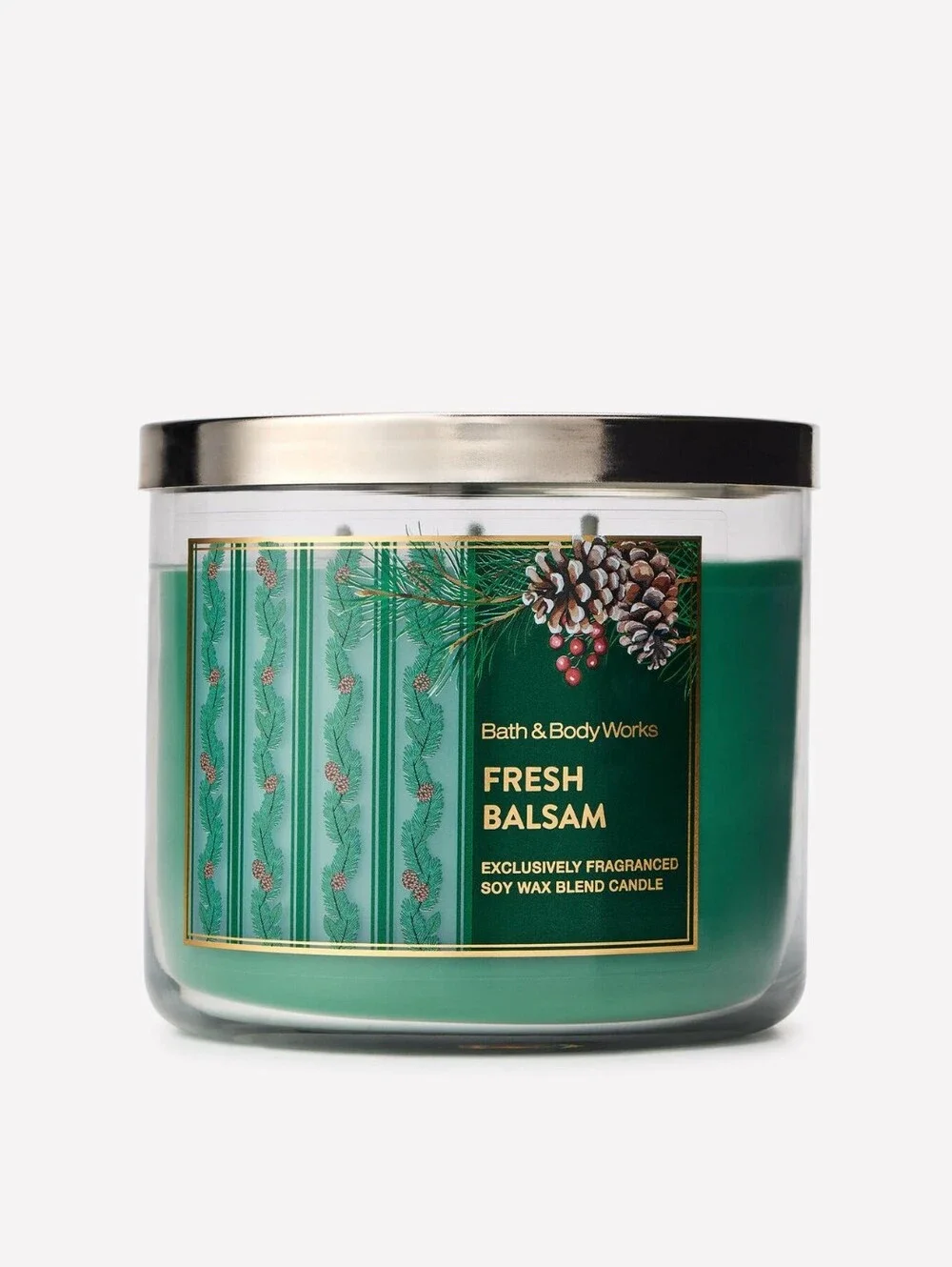 Bath & Body Works Fresh Balsam 3-Wick Candle